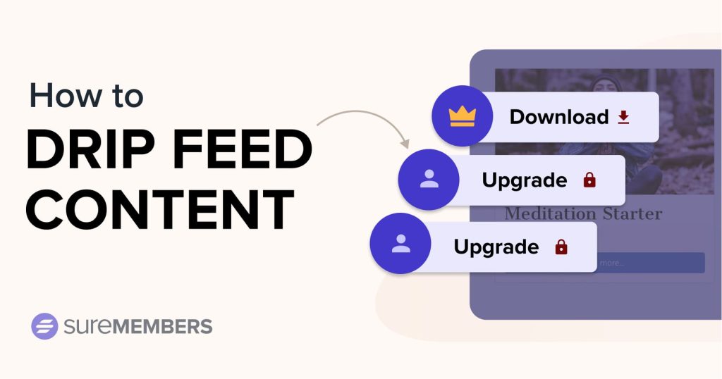 how to drip feed content