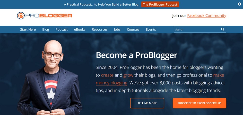 ProBlogger online discussion website