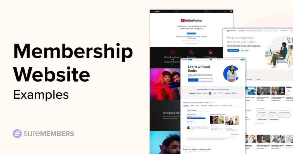 Membership Website examples