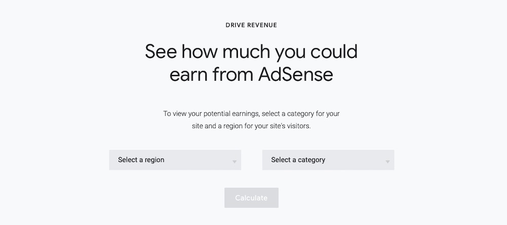 google adsense calculator