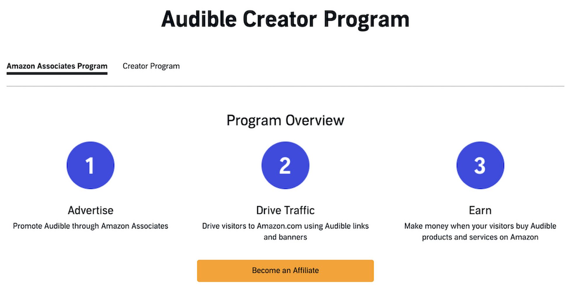 Audible Creator Program