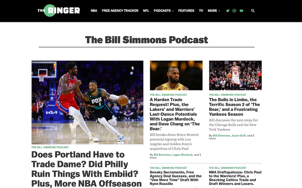 bill simmons podcast