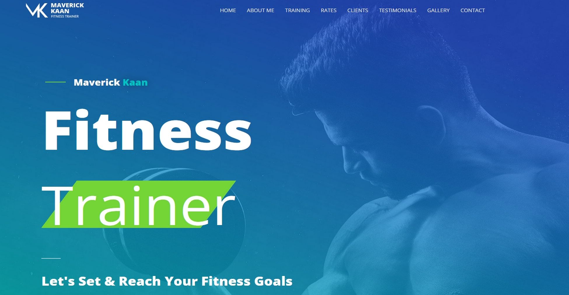 Fitness Trainer template