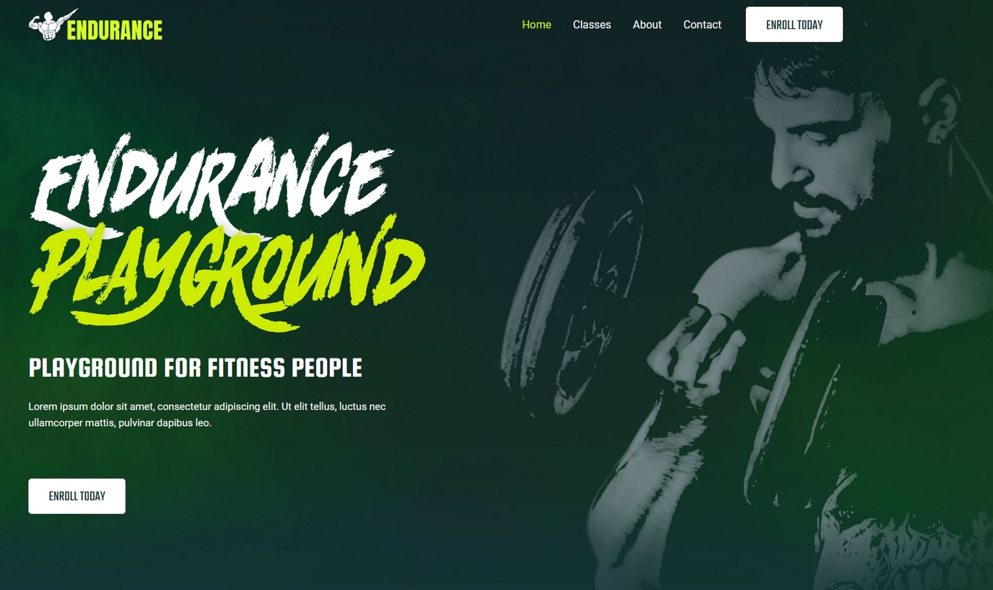 Gym & Fitness template