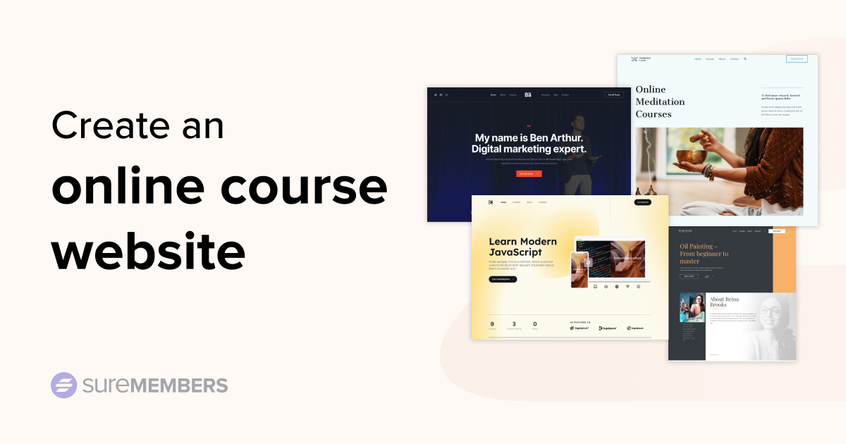 How to create an online course website: Share your knowledge for profit