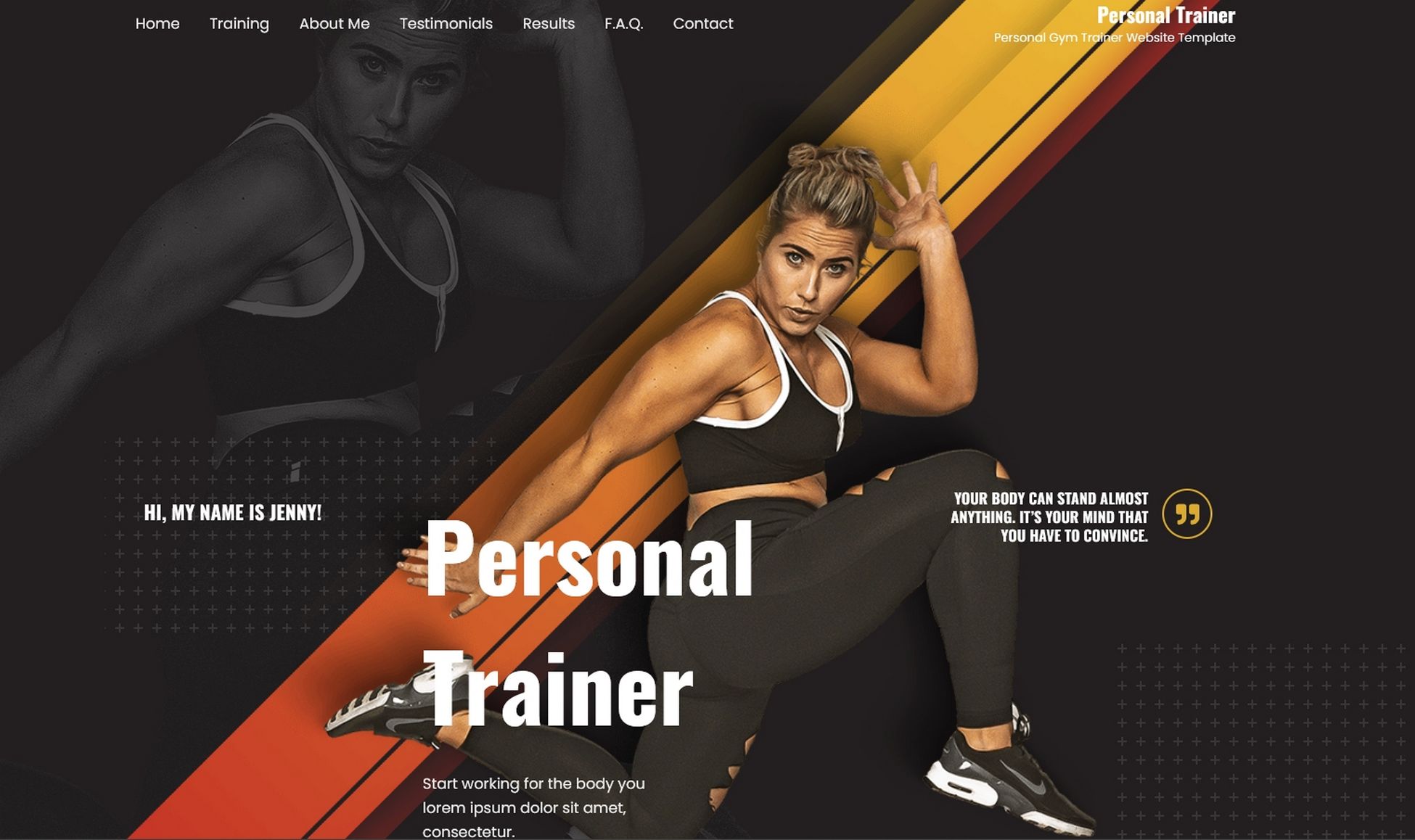 Personal Trainer template