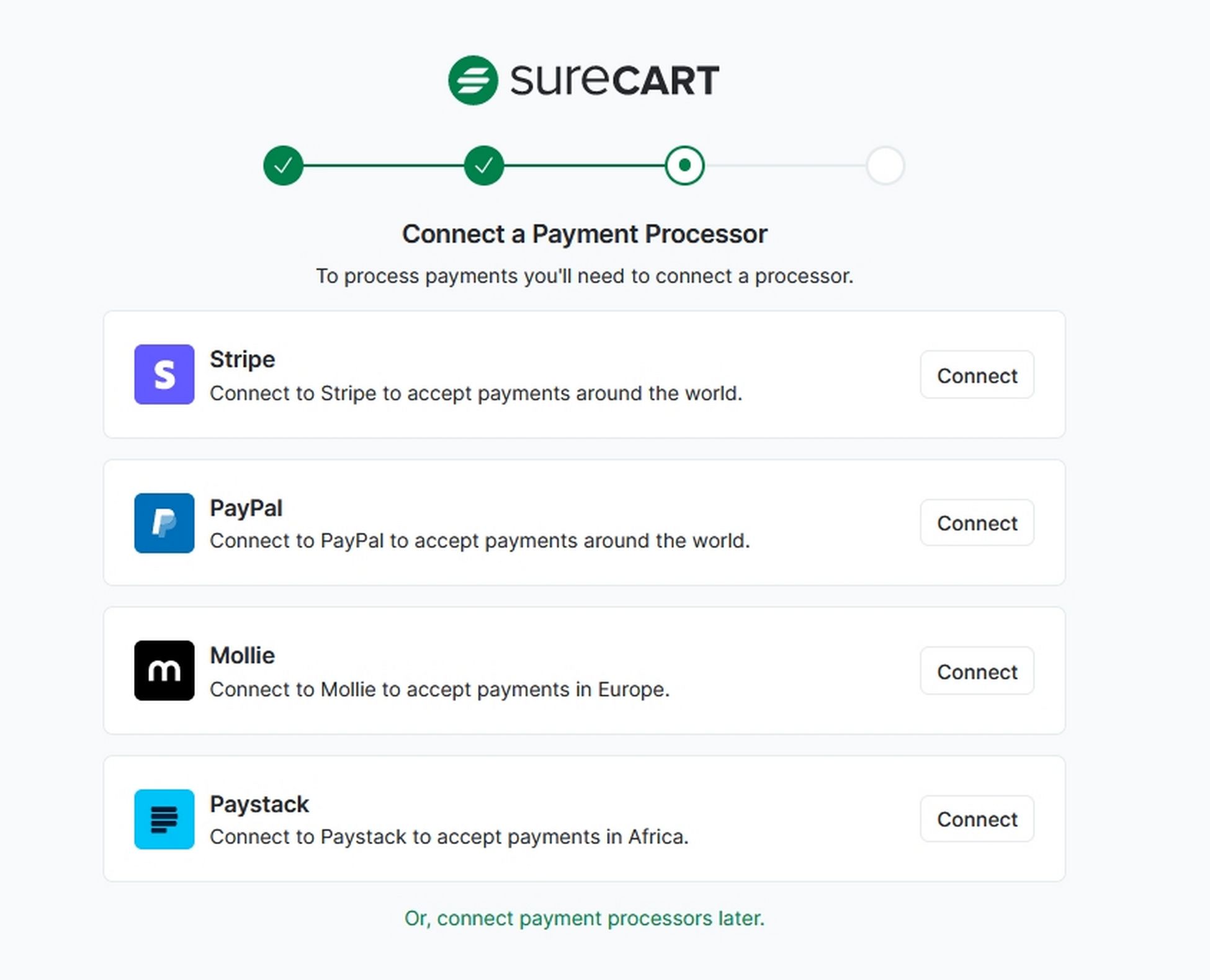 SureCart payment gateways