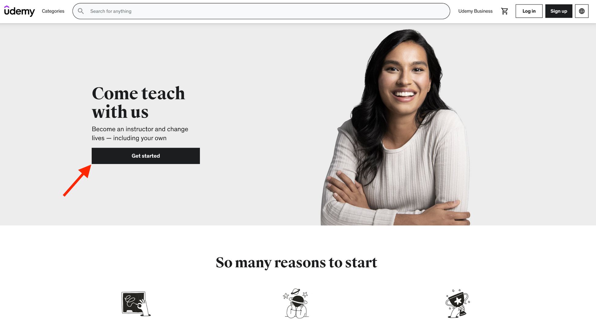 get started with Udemy