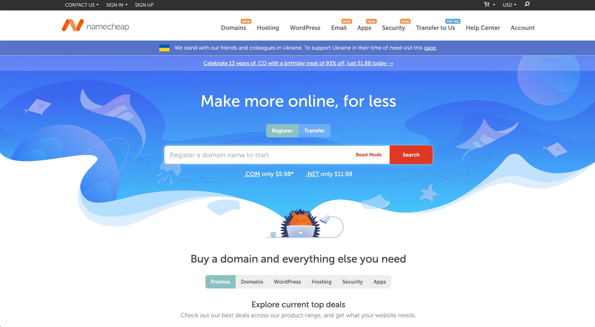 namecheap domain registrar