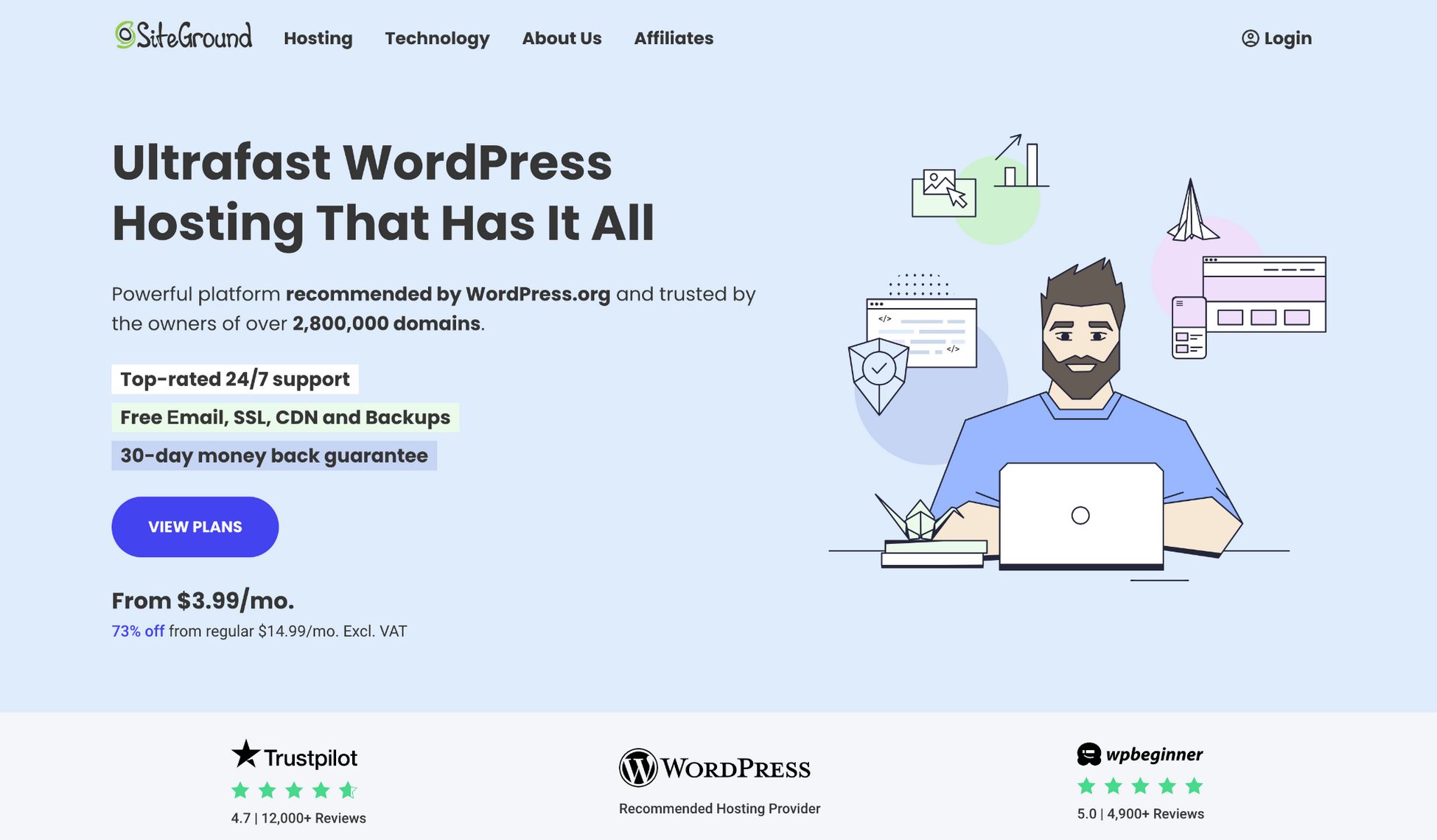 siteground webhosting