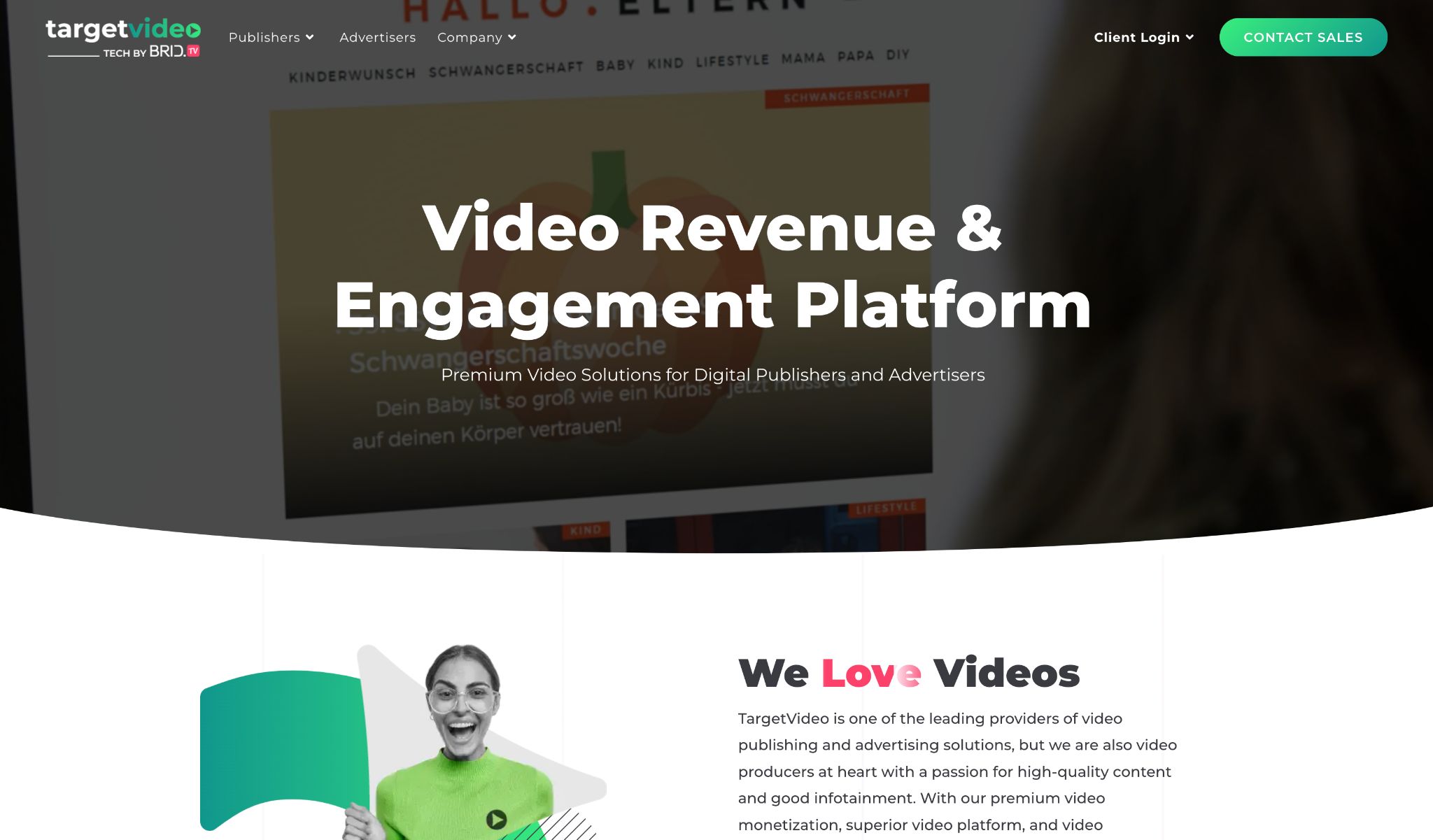 target video: video monetization platform