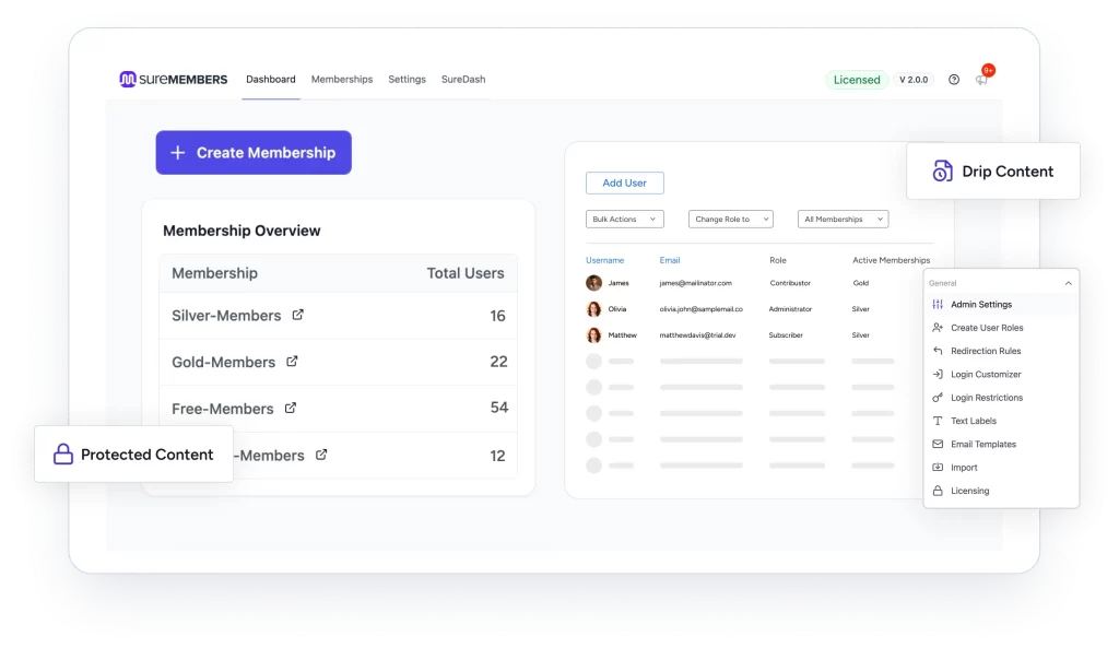 WordPress Membership Plugin – Role-Based Access Made Easy